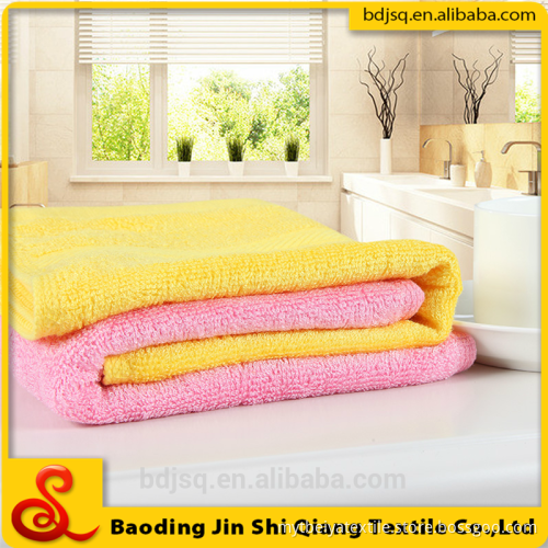 Towel manufacturer wholesale solid color baby towel child square bamboo fiber towel